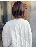 植田まい＊切りっぱなしボブ×カシスピンク