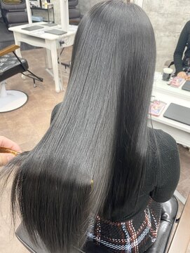 ハーシーバイアポロ 相模大野(HERSHE by apollo) 髪質改善縮毛矯正,レイヤー,縮毛矯正,白髪ぼかしハイライト.白髪