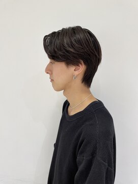 ネオリーブウリ 二子玉川店(Neolive uri) 韓国マッシュスペインカールスパイキーショートブルーブラック