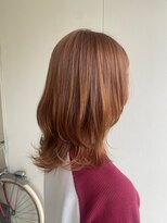 カシェ リタ ヘアー(CACHE'&RITA HAIR)&nbsp;ウルフカット◯オレンジベージュ◯オレンジブラウン◯レイヤー