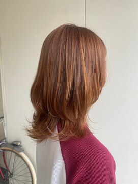 カシェ リタ ヘアー(CACHE'&RITA HAIR) ウルフカット◯オレンジベージュ◯オレンジブラウン◯レイヤー