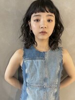 パーク(PARK) 【PARK】ミディアムウルフ×ボリューミーソバージュ