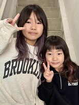 クロト(Clotho) 191イヤリングカラー!ラベンダー×ピンク