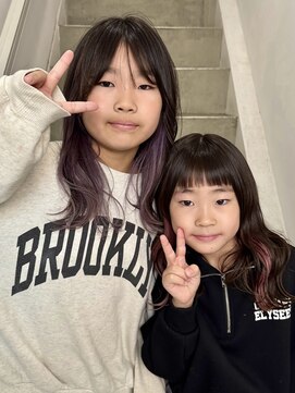 クロト(Clotho) 191イヤリングカラー!ラベンダー×ピンク