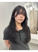 顔まわりたっぷりレイヤーカット