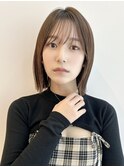 切りっぱなしボブ