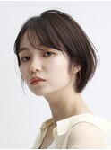 〔mist:Yoko 〕耳かけショート/マッシュボブ/丸みショート #419