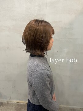 ロア ヘアーコーディネート 四条烏丸店(LoRE hair coordinate) ふんわりレイヤーボブ