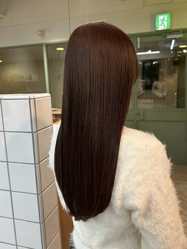 ラヴィズム(LUVISM) 顔周りレイヤー/ダブルカラー/髪質改善/ケアブリーチ万代新潟駅