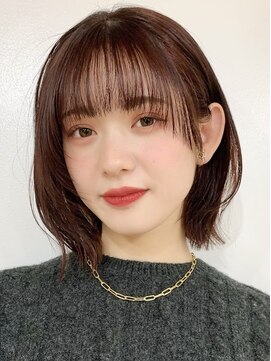 アイトーキョーエス 渋谷(AI TOKYO S) レイヤーボブ/オリーブベージュ/結べるボブ