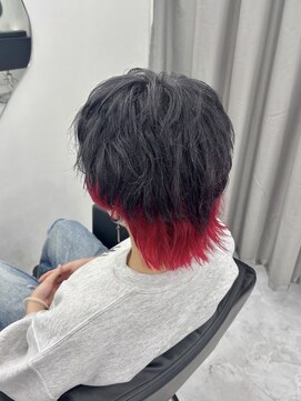 モア シルエ(MoA cilue) ウルフカット×インナーカラー
