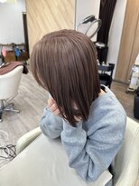 ギフト(GIFT)&nbsp;lavender greige color ブリーチカラー　まろやかカラー