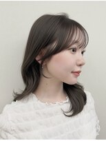 ポケット 渋谷(POCKET)&nbsp;顔周りカットレイヤーカット透明感カラー渋谷美容室