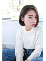 ビームズ ヘアー ブラン(Bee ms HAIR Blanc+)&nbsp;ビームズヘアー　ナチュラルボブ　黒髪　重め