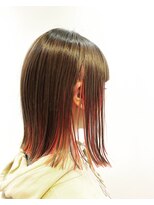 ハビット (habitt)&nbsp;【habitt】切りっぱなし×インナーカラー