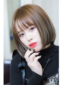グレージュボブ