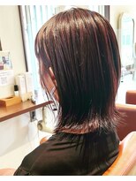ヘアデザイン エソラ(hair design esora)&nbsp;ボブから伸ばす途中にレイヤーで軽く