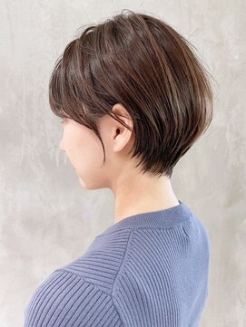 アイティーバイアルバム 松戸店(IT by ALBUM) ショート_ショコラベージュボブルフベビーバング_ba343571