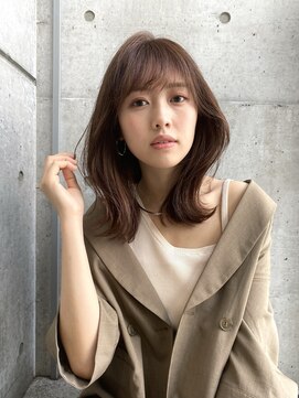 スタイルインデックス 新大塚店(STYLE INDEX) 大人可愛い　波巻きウェーブ×ミディアム