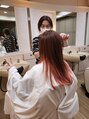 ヘアーアンドフェイス ラ ピッシュ(HAIR&FACE LA Pish) サロンの風景!前髪は、真剣勝負ですね。