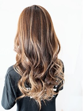 ボアップ 京橋店(boappu) #ハイライト#バレイヤージュ#外国人風カラー#ミルクティー