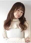 ココアベージュ/黒髪/ボブウルフ/グレージュカラー/東戸塚駅