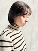 ミニボブ前下がりボブナチュラルボブショートボブ20代30代