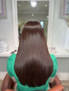 アルル 銀座(alulu) 透明感溢れるヌーディーカラー/髪質改善