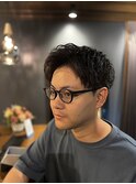 【銀座理容室】ラフ目ショートスタイル
