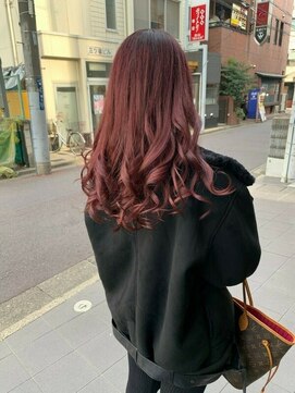 ロウバイレボ 柏(lou by revo) 前髪/イヤリングカラー/イメチェン/ラベンダーカラー