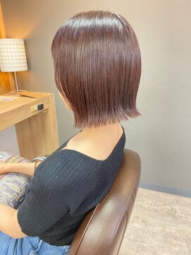 ヘア プロデュース キュオン(hair produce CUEON.) 大人可愛い２０代３０代４０代切りっぱなしボブ