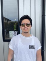 西本整髪&nbsp;メンズアップバングショート　刈り上げ無し