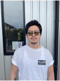 メンズアップバングショート 刈り上げ無し