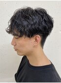 波巻きパーマメンズマッシュ春日井