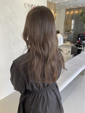 コード(Chord) long layer×Olive beige