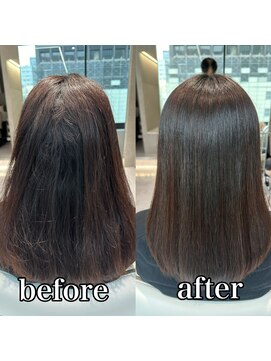 ルミス 銀座(Lumis) ストレートスタイル/艶髪/髪質改善/縮毛矯正/20代30代40代50代