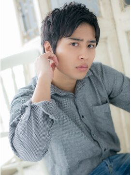 モッズ ヘア 福岡姪浜店(mod's hair) mod's姪浜/黒髪アッシュブラックカルマパーマベリーショートh