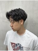 波巻きパーマ