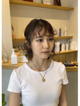 シアン 矢場町店(CYAN.) ボブパーマこなれ感クリップスタイル