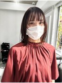 顔周りレイヤー/髪質改善/髪質改善縮毛矯正