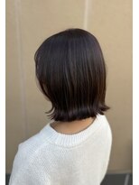 ヘアークリエイションアンズ(Hair creation Andz)&nbsp;パープル系で、肩につくかつかないくらいのヘア