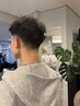 《メンズにオススメ》頭皮の血流促進するヘッドスパ＋デザインカット