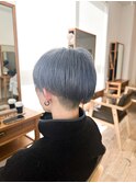 【メンズ★大名】センターパートマッシュ×ブリーチ×ハイトーン