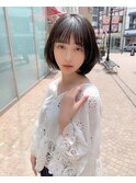 髪質改善＊黒髪マチルダボブ＊美髪【Zina南草津】
