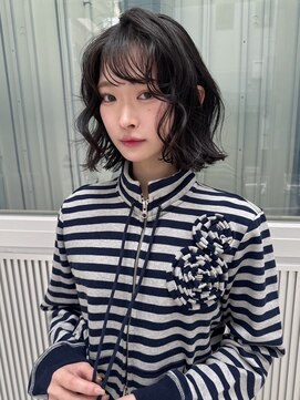 カシェ ホリエ(CACHE HORIE) wave bob / ボブ / レイヤーボブ / 黒髪 / 川棚