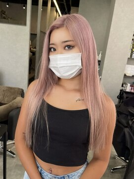 シエンゴールド(CIEN gold) ピンクカラー/ホワイトピンクカラー#浜松駅#カラー#ブリーチ