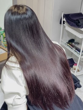 アイノア シノン 神保町(AInoa sinon) 春にぴったりニュアンスラベンダーカラー×髪質改善