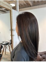 ビハインドザカーテン(BEHIND THE CURTAIN)&nbsp;髪質改善トリートメント×パープルベージュ