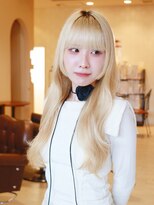 ヘア ルミナス バイ フォルテ(HAIR LUMINAS by FORTE)&nbsp;縮毛矯正/ストレートパーマ/くびれヘア/アプリコットオレンジ