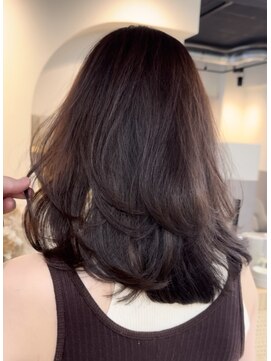 カラ フクオカ(Cara FUKUOKA) 【ピンクブラウン&レイヤーカット】《福岡透明感カラー》